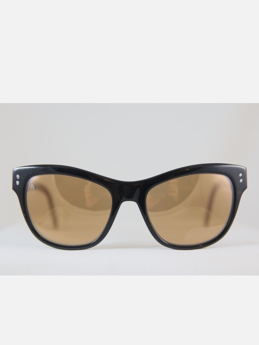 Women's Black Cat-Eye Sunglasses with Brown Lenses polarized ROCCO